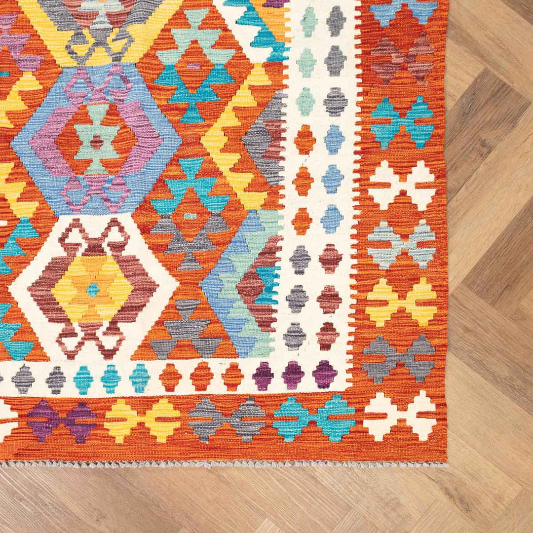 שטיח קילים אפגני 00 צבעוני 244*181