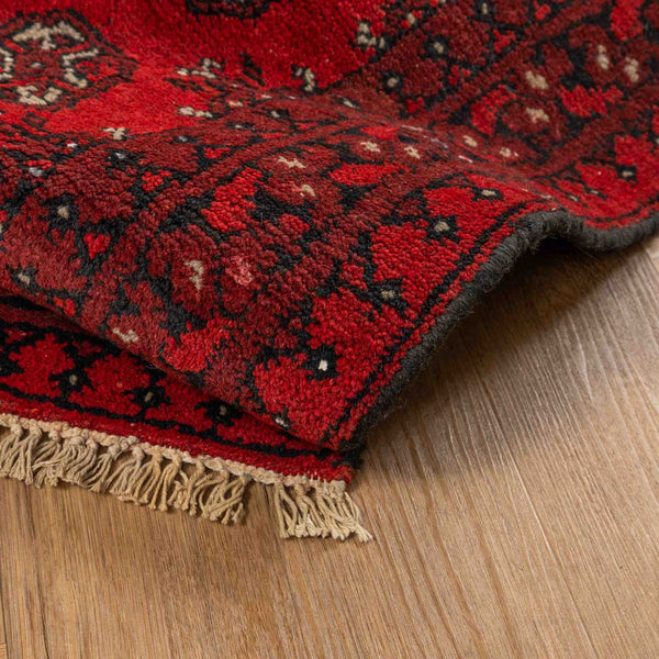 שטיח  אפגני בוכרה 1351/181 אדום 150*50