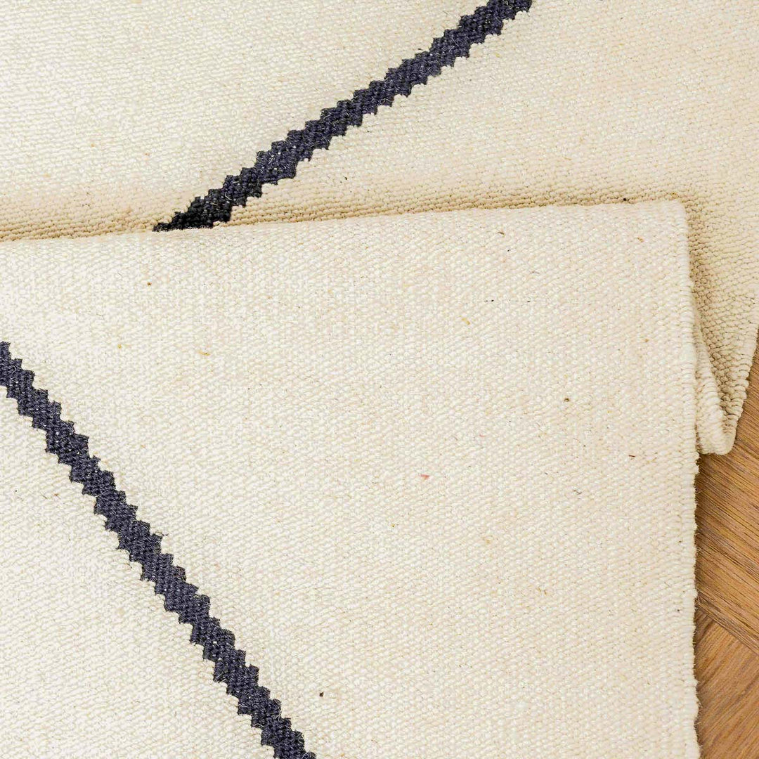 שטיח קילים בוהו 00 קרם/שחור 285*206 | Boho