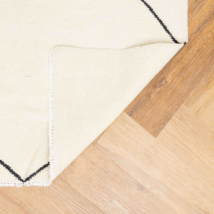 שטיח קילים בוהו 00 קרם/שחור 241*167 | Boho