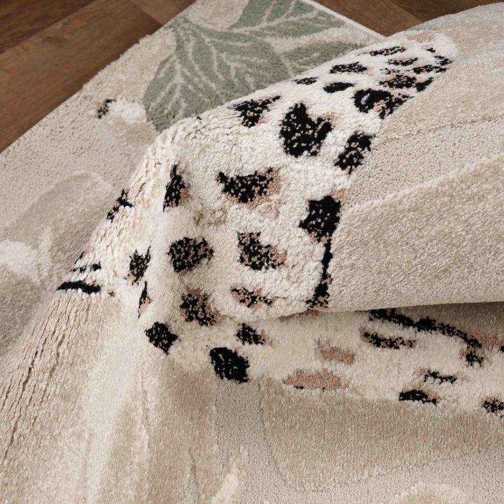 שטיח ג'ירף וקוף 01 בז'