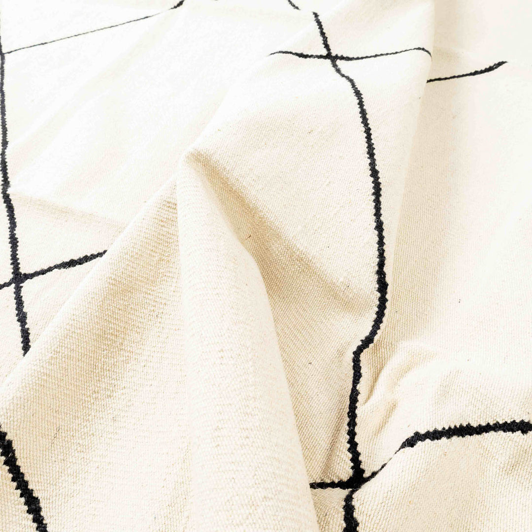 שטיח קילים בוהו 00 קרם/שחור 241*167 | Boho