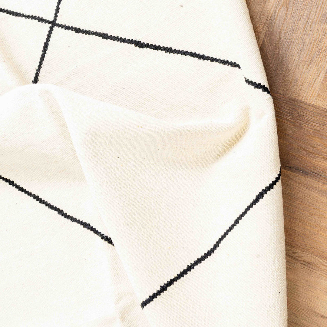 שטיח קילים בוהו 00 קרם/שחור 241*167 | Boho