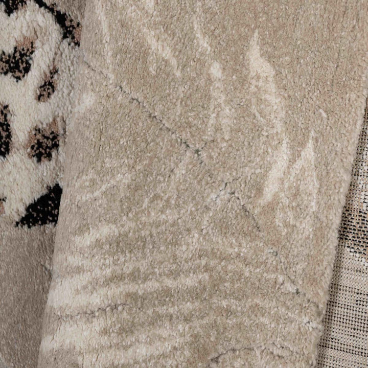 שטיח ג'ירף וקוף 01 בז'