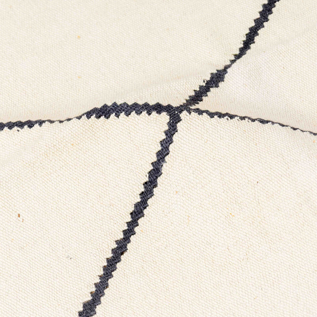 שטיח קילים בוהו 00 קרם/שחור 291*198 | Boho