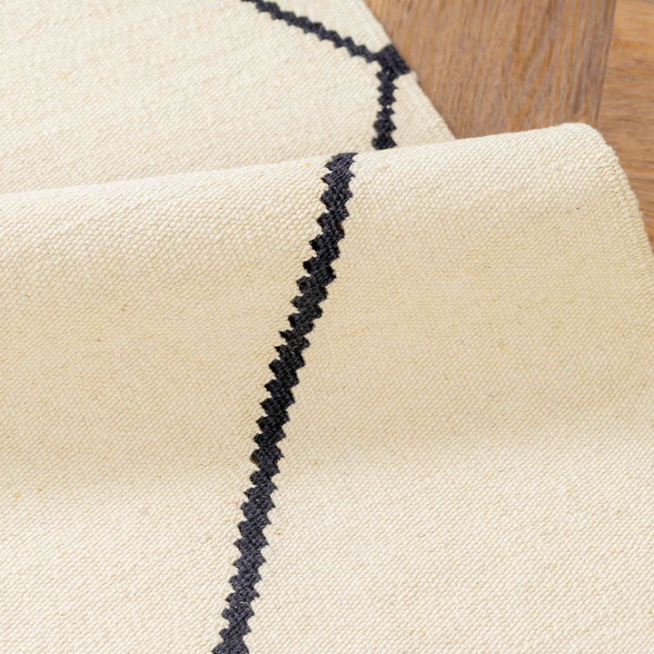 שטיח קילים בוהו 00 קרם/שחור 291*198 | Boho