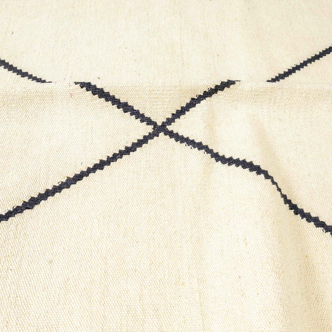 שטיח קילים בוהו 00 קרם/שחור 291*198 | Boho