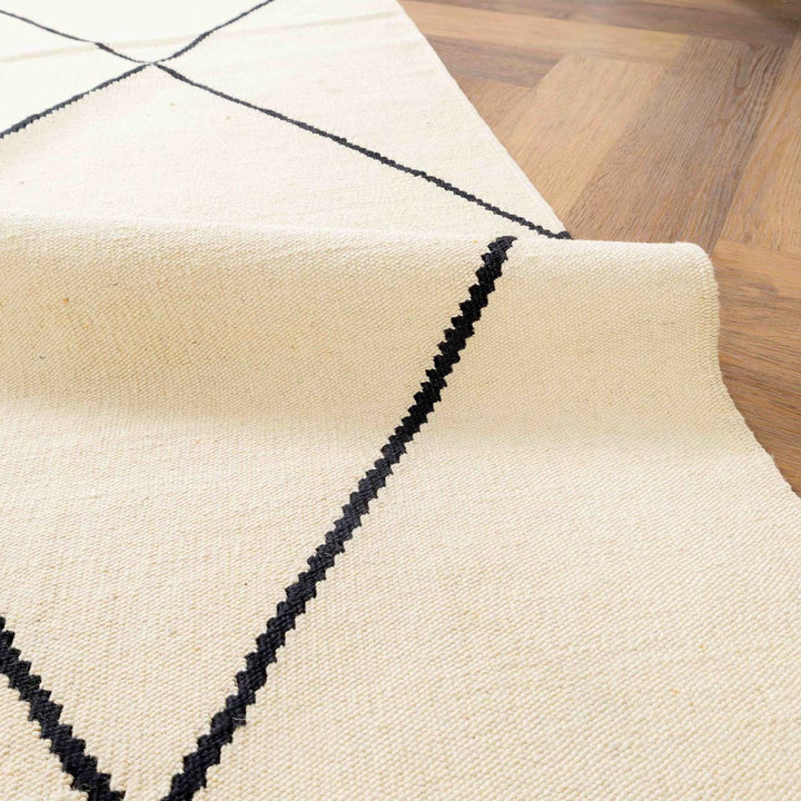 שטיח קילים בוהו 00 קרם/שחור 291*198 | Boho