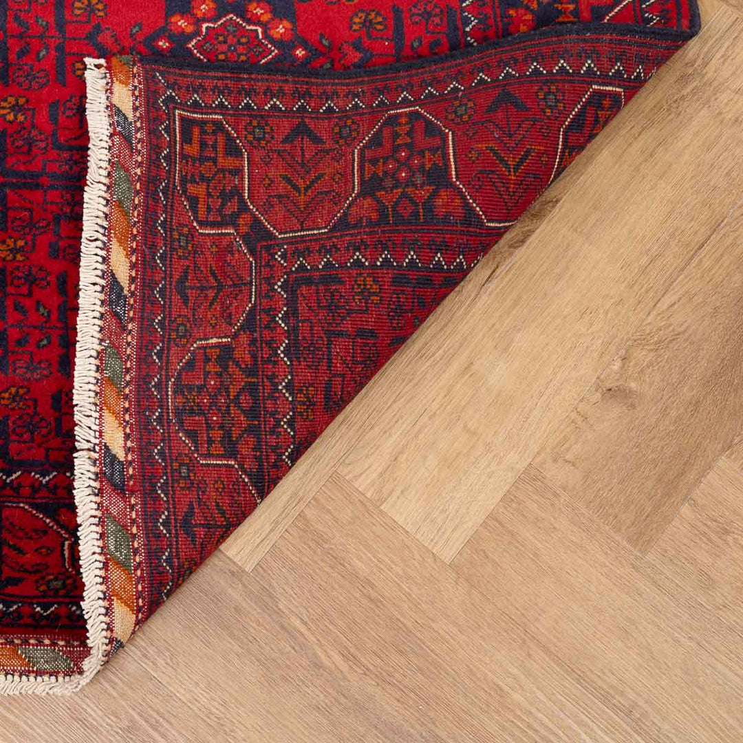 שטיח אפגני חלממדי 00 אדום 294*84