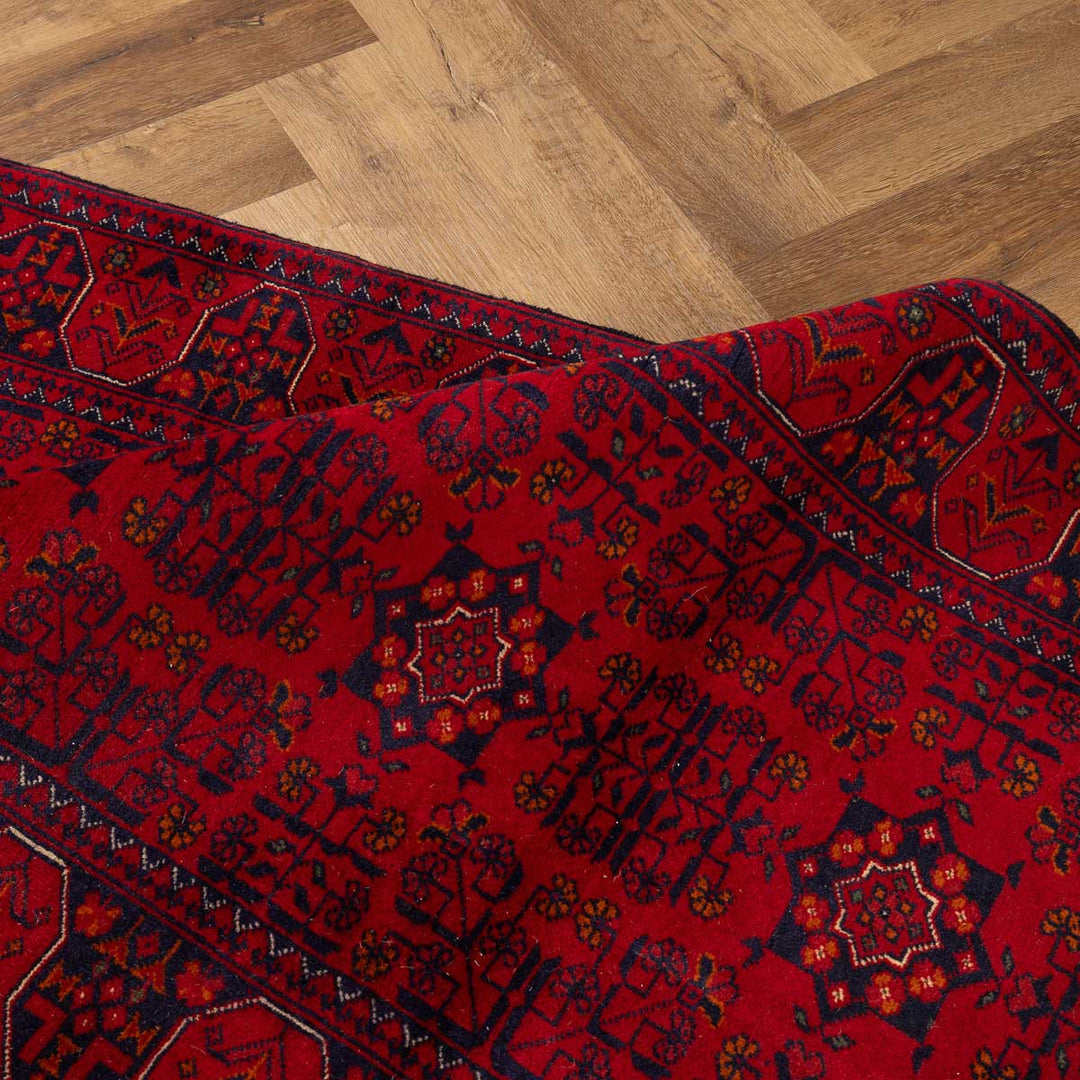 שטיח אפגני חלממדי 00 אדום 294*84