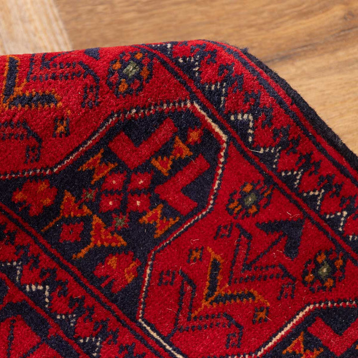 שטיח אפגני חלממדי 00 אדום 294*84