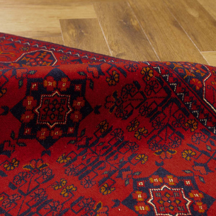 שטיח אפגני חלממדי 00 אדום 294*84