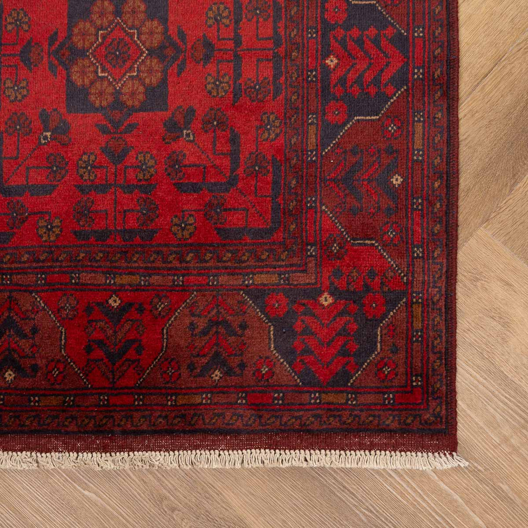 שטיח אפגני חלממדי 00 אדום 296*83