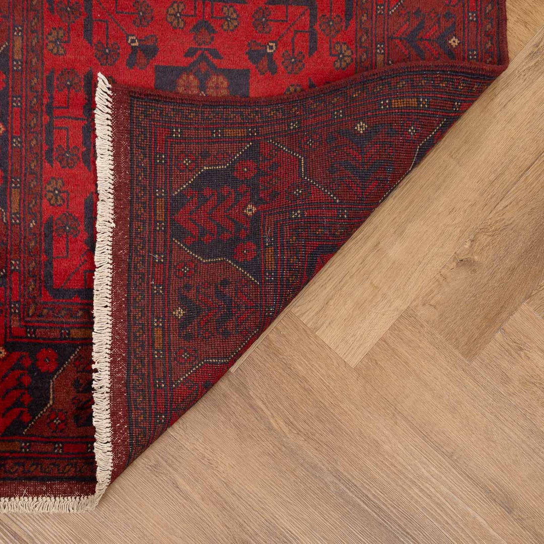 שטיח אפגני חלממדי 00 אדום 296*83