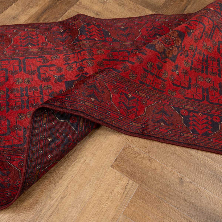 שטיח אפגני חלממדי 00 אדום 296*83