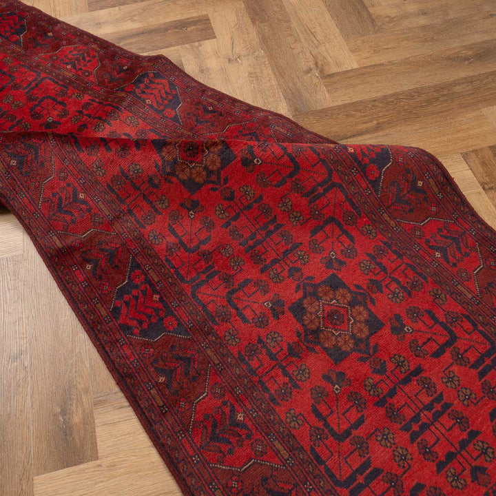 שטיח אפגני חלממדי 00 אדום 296*83