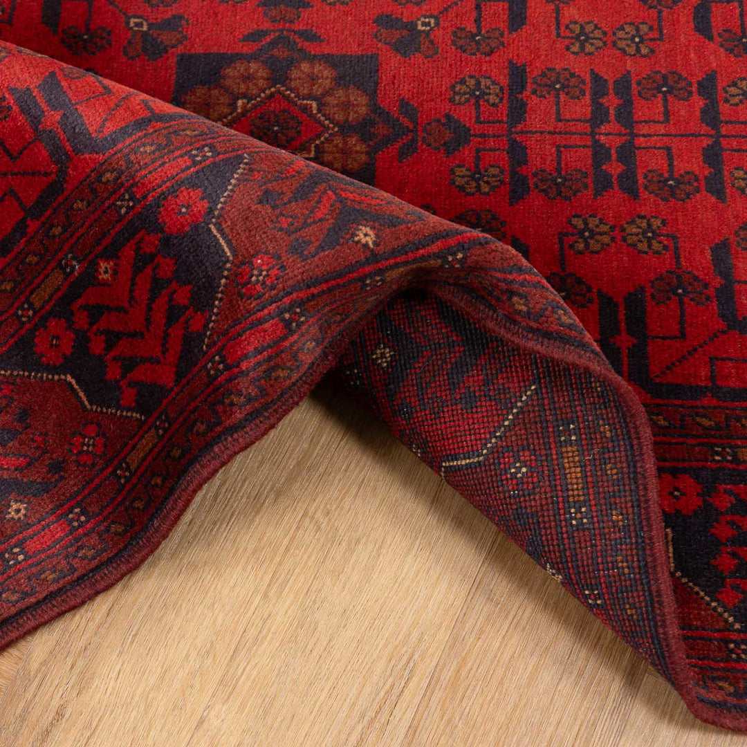 שטיח אפגני חלממדי 00 אדום 296*83