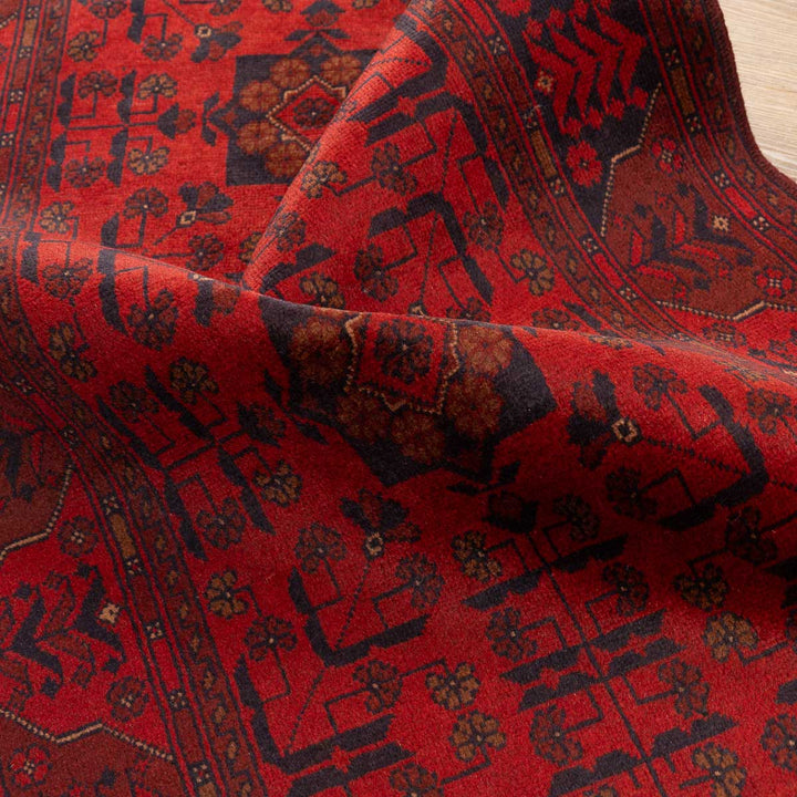 שטיח אפגני חלממדי 00 אדום 296*83