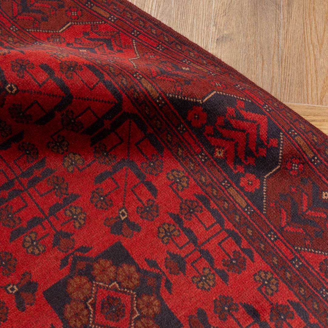 שטיח אפגני חלממדי 00 אדום 296*83