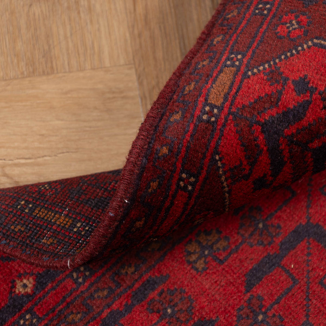 שטיח אפגני חלממדי 00 אדום 296*83