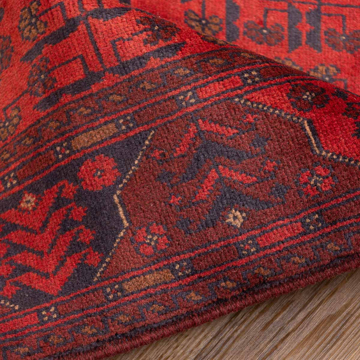 שטיח אפגני חלממדי 00 אדום 296*83