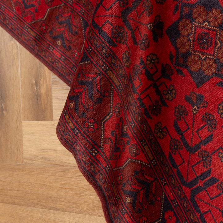 שטיח אפגני חלממדי 00 אדום 296*83