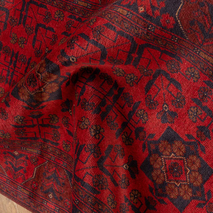 שטיח אפגני חלממדי 00 אדום 296*83