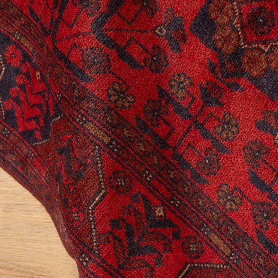 שטיח אפגני חלממדי 00 אדום 296*83