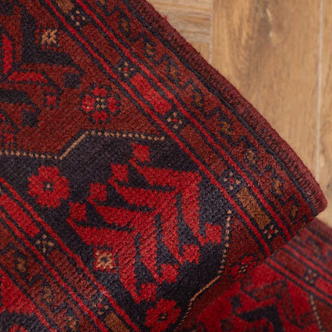 שטיח אפגני חלממדי 00 אדום 296*83