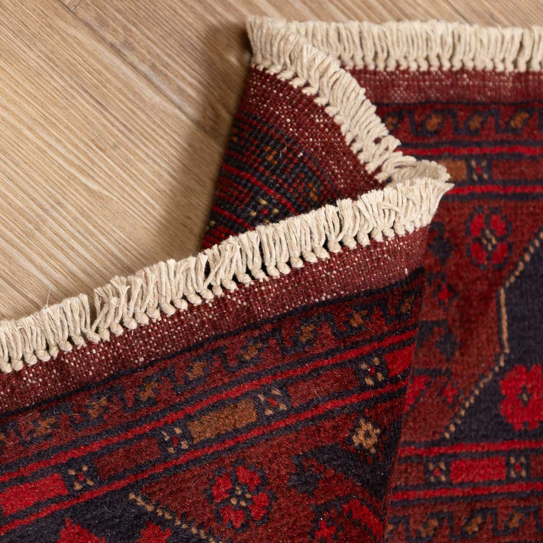 שטיח אפגני חלממדי 00 אדום 296*83