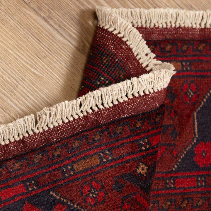 שטיח אפגני חלממדי 00 אדום 296*83