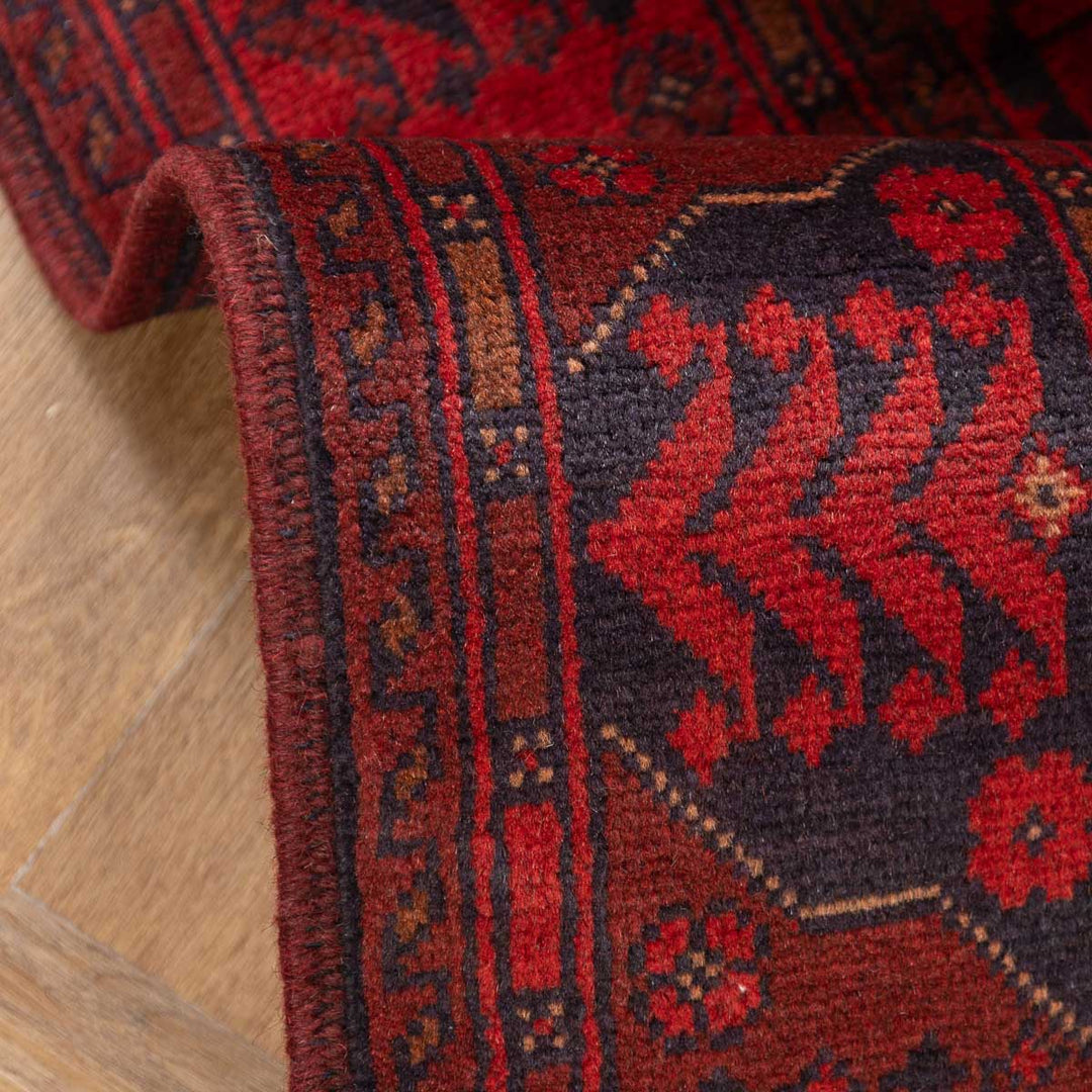 שטיח אפגני חלממדי 00 אדום 296*83