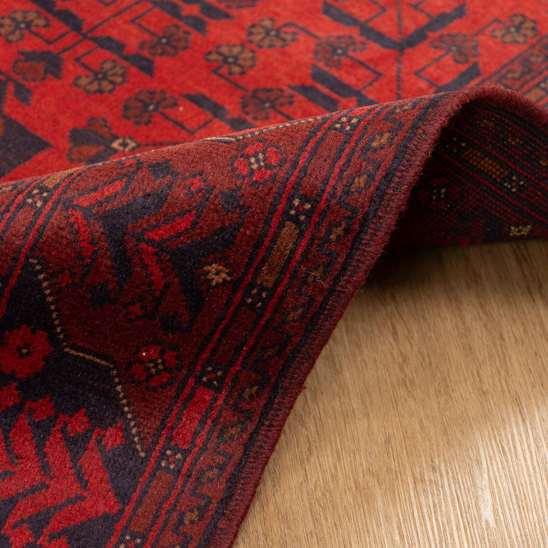 שטיח אפגני חלממדי 00 אדום 296*83