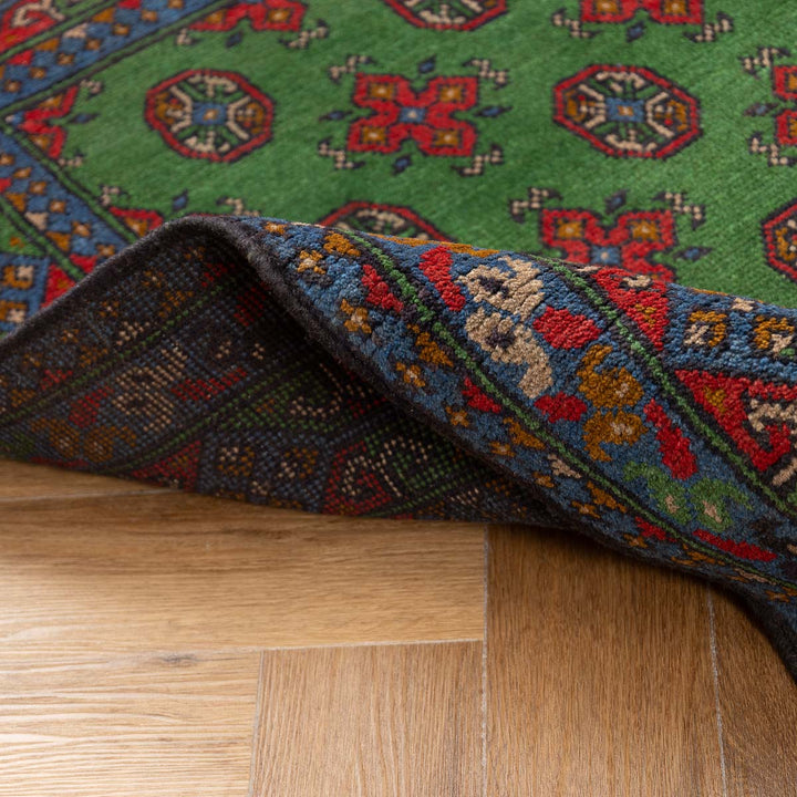 שטיח אפגני בוכרה 00 ירוק 198*152 | Bokhara Rug