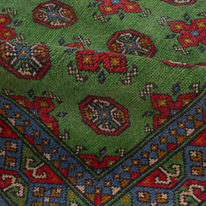שטיח אפגני בוכרה 00 ירוק 198*152 | Bokhara Rug