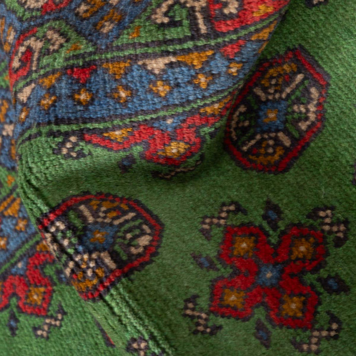 שטיח אפגני בוכרה 00 ירוק 198*152 | Bokhara Rug