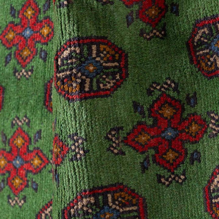 שטיח אפגני בוכרה 00 ירוק 198*152 | Bokhara Rug