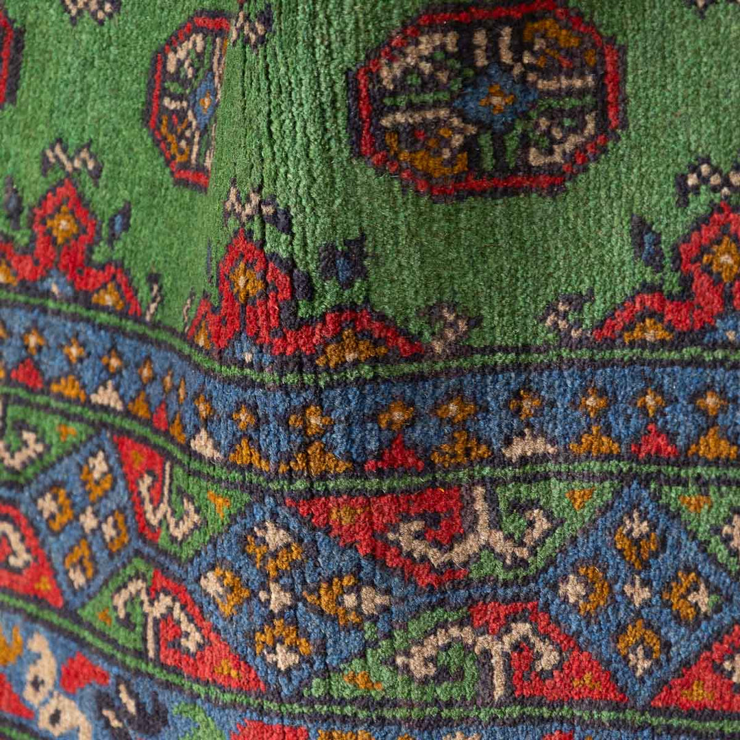 שטיח אפגני בוכרה 00 ירוק 198*152 | Bokhara Rug
