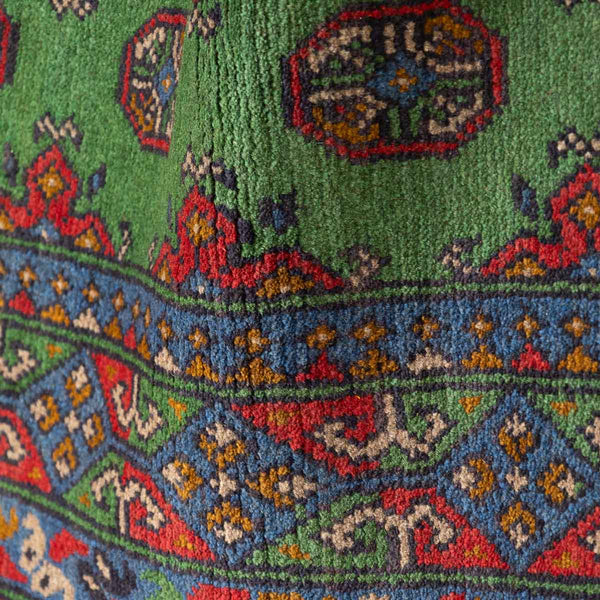 שטיח אפגני בוכרה 00 ירוק 198*152 | Bokhara Rug