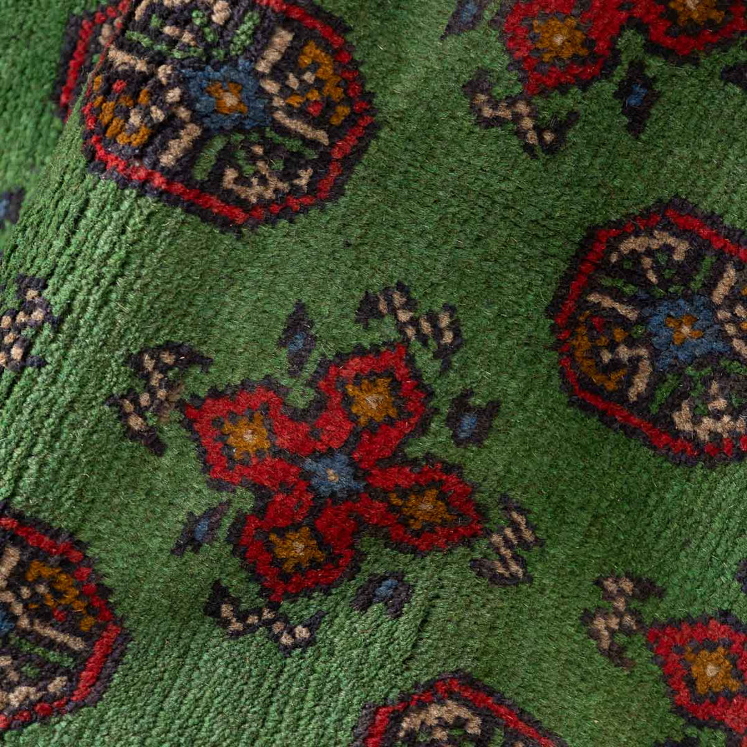 שטיח אפגני בוכרה 00 ירוק 198*152 | Bokhara Rug