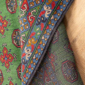 שטיח אפגני בוכרה 00 ירוק 198*152 | Bokhara Rug