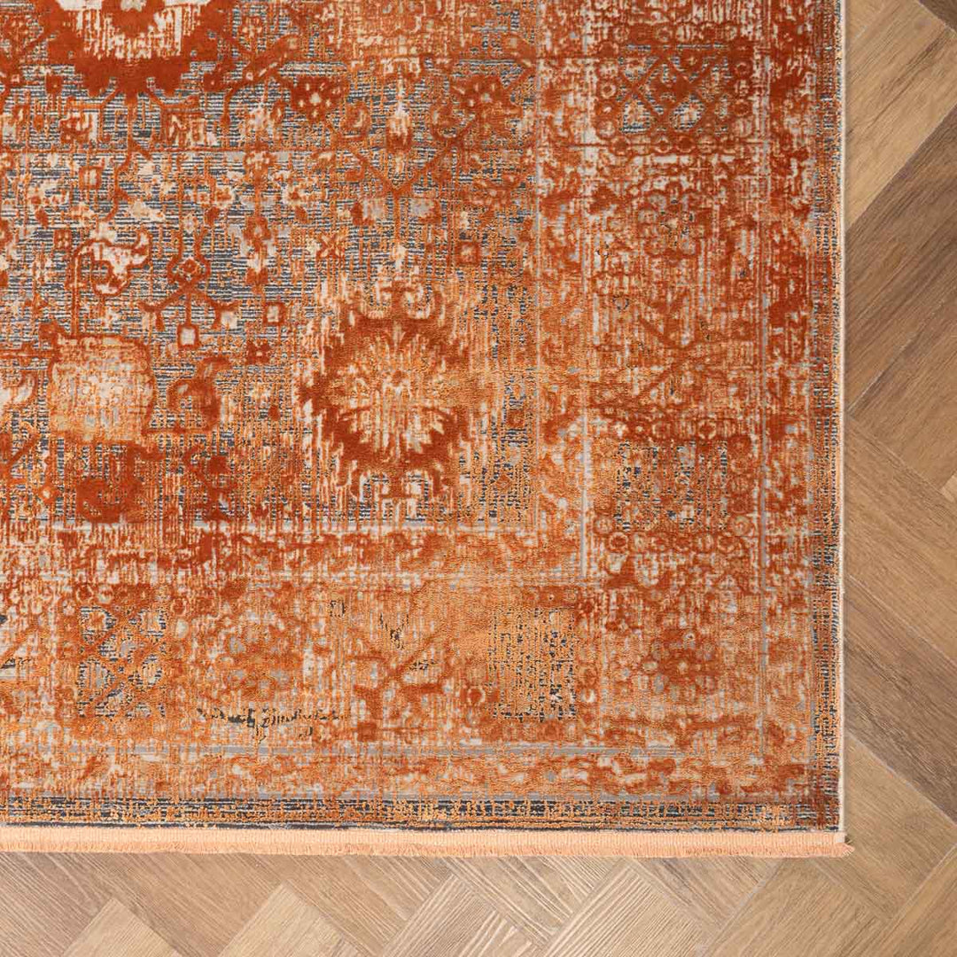 שטיח היסטוריה 10 אפור\כתום 290*200 ס"מ  | Historia