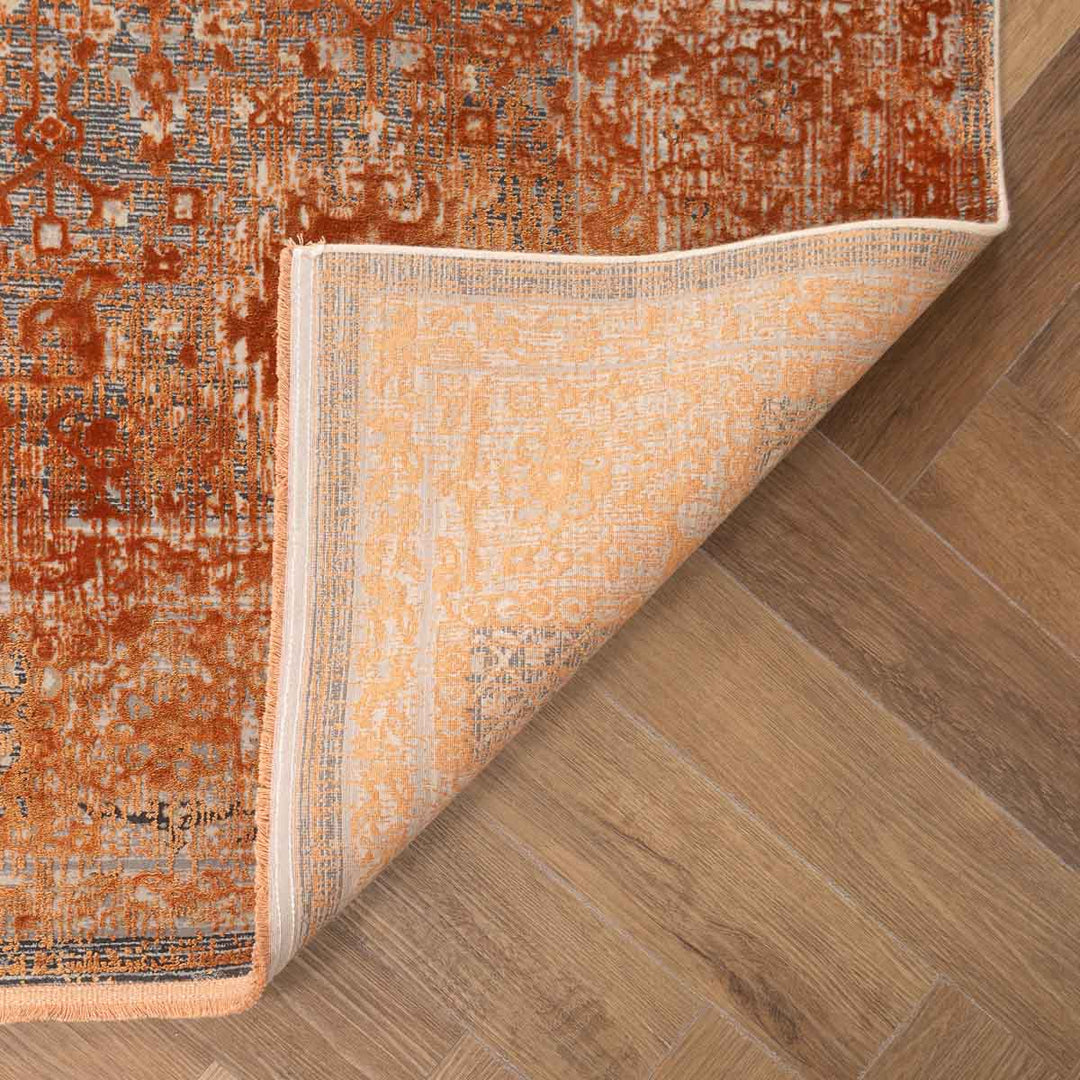 שטיח היסטוריה 10 אפור\כתום 290*200 ס"מ  | Historia