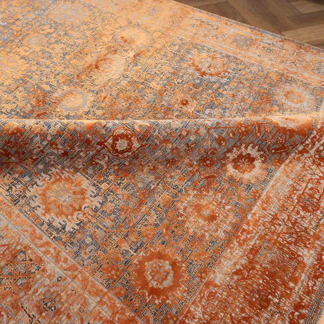 שטיח היסטוריה 10 אפור\כתום 290*200 ס"מ  | Historia