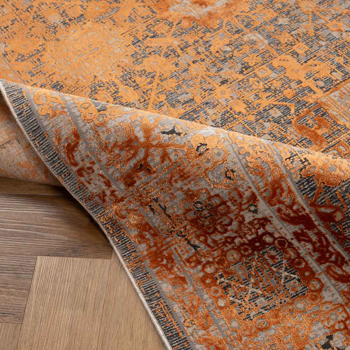 שטיח היסטוריה 10 אפור\כתום 290*200 ס"מ  | Historia