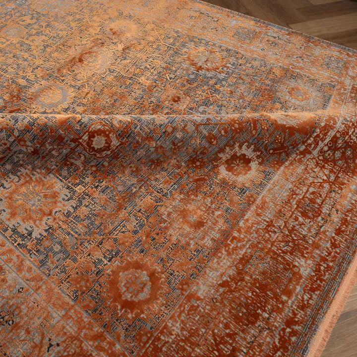 שטיח היסטוריה 10 אפור\כתום 290*200 ס"מ  | Historia