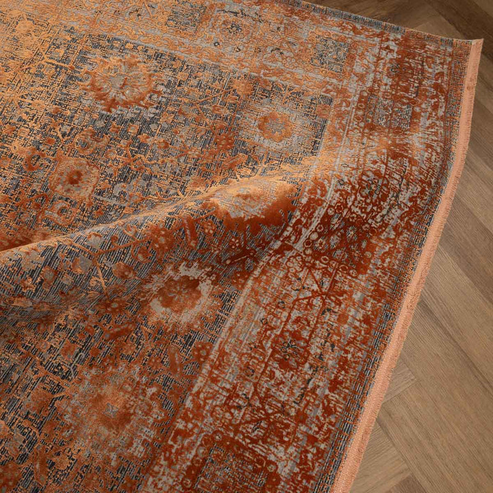 שטיח היסטוריה 10 אפור\כתום 290*200 ס"מ  | Historia