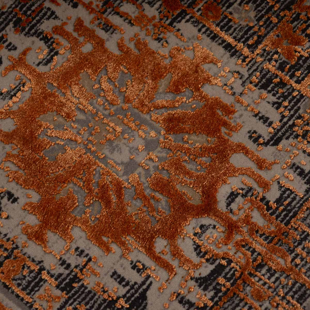 שטיח היסטוריה 10 אפור\כתום 290*200 ס"מ  | Historia