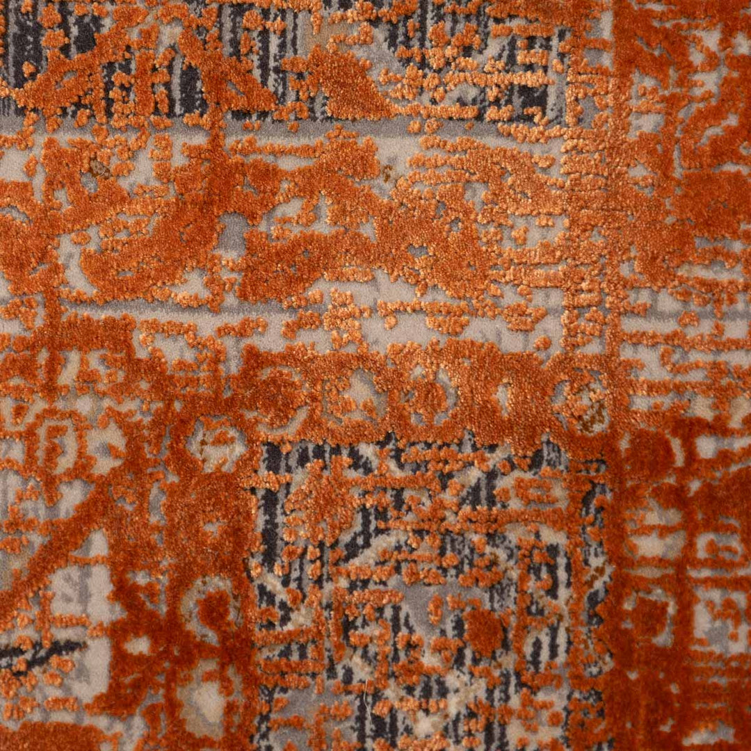 שטיח היסטוריה 10 אפור\כתום 290*200 ס"מ  | Historia