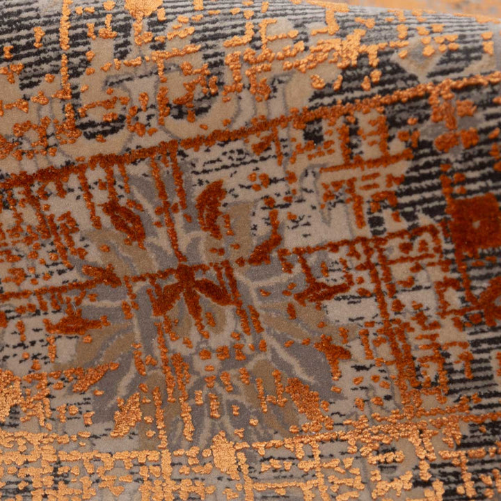 שטיח היסטוריה 10 אפור\כתום 290*200 ס"מ  | Historia